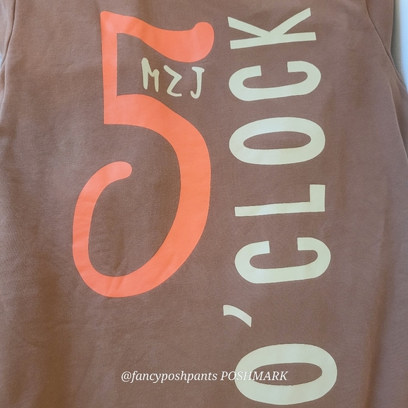 MZJ Paris Oversized unisex mock neck tunic top dress smock sweatshirt - Picture 9 of 12